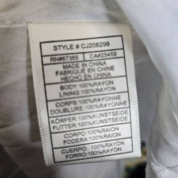 Cupcakes and Cashmere Dress Floral Tie Waist Mini Size Medium Summer Sundress - Picture 8 of 8